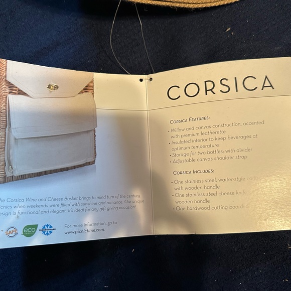 Picnic Time Two bottle Wine Basket - Picture 1 of 6